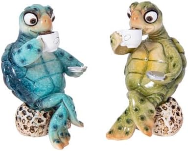 4.25" Hand-Painted Sea Turtle Figurine