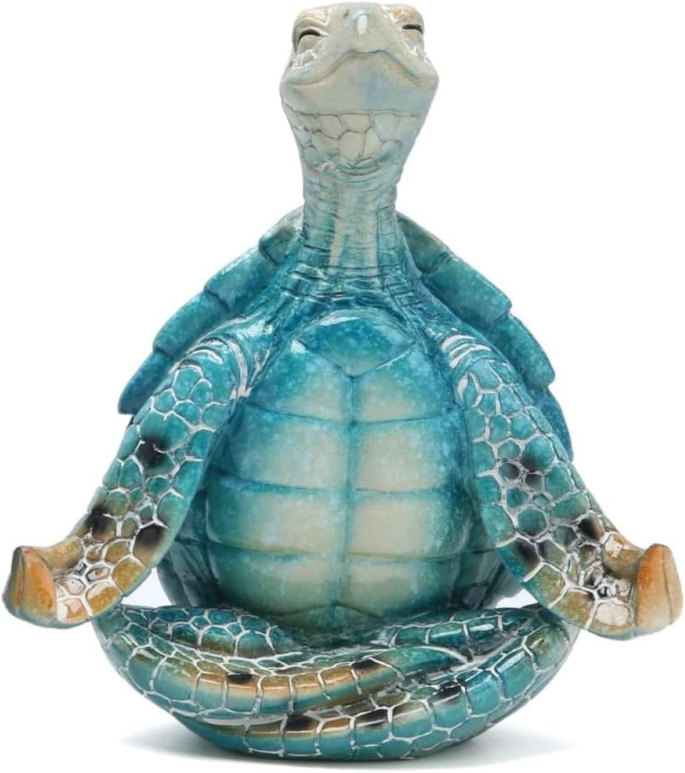 Meditation Yoga Sea Turtle Statue