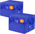 2 Large Zipper Storage Moving Bags