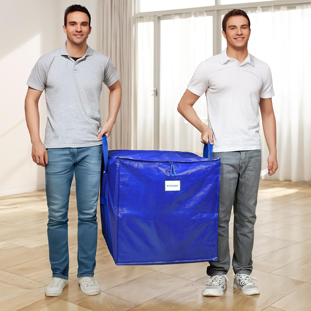 2 Large Zipper Storage Moving Bags