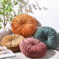Multicolor Velvet Pumpkin Pillows 4 Pack
