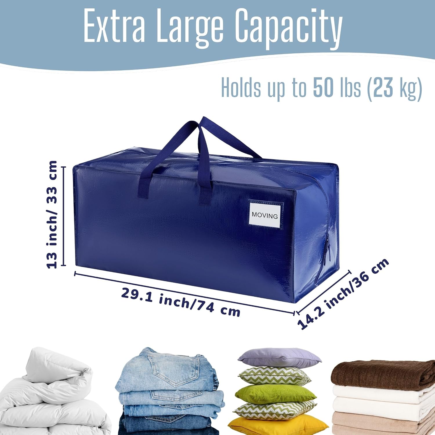 10 Heavy Duty Moving Storage Bags